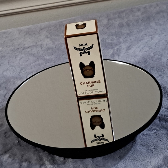 MCM Charming Pup Fragrance Box with Tan and Black Accents - Picture 5 of 5